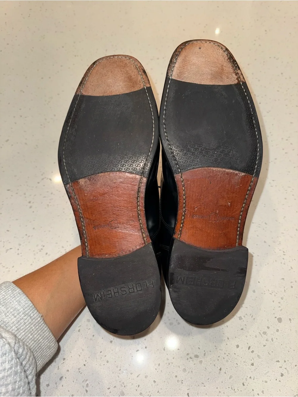 Florsheim Black Cap-Toe Oxford Lace-Up Dress Shoes
